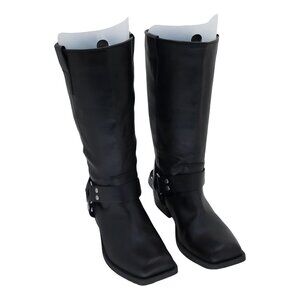 DV Dolce Vita Tanzy Tall Harness Engineer Boots Black 11M